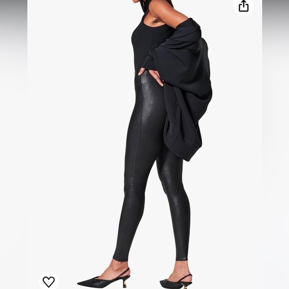 SPANX Faux Leather Leggings - Picture 2 of 8